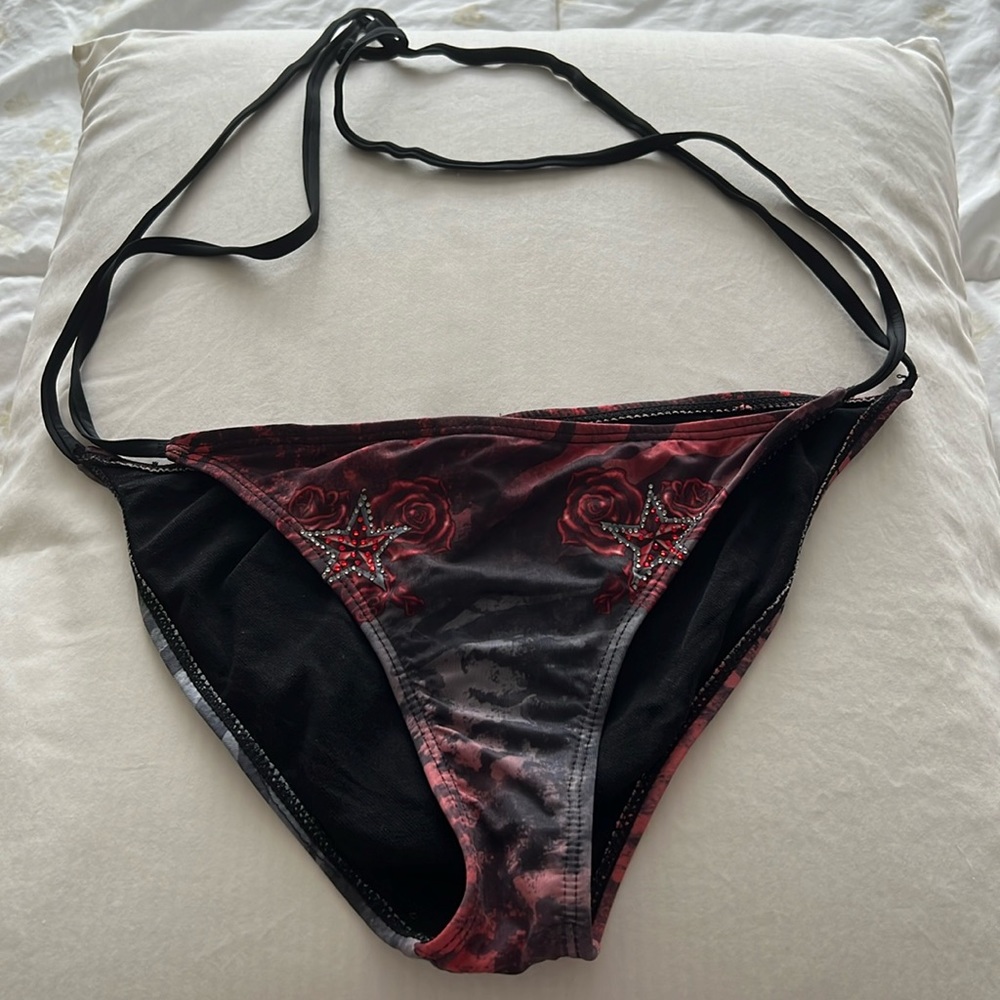 Sinful Bikini Bottoms with Rhinestones